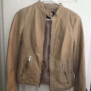 Express faux leather jacket